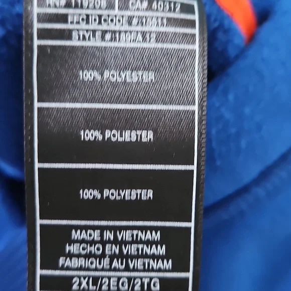 Adidas Blue and Orange Knicks Hoodie - Picture 9 of 10